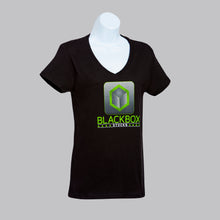 Load image into Gallery viewer, BlackBox Ladies V Neck T-Shirt